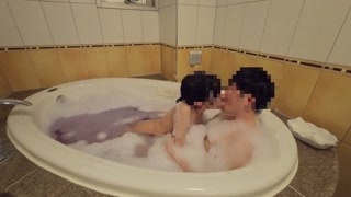 【個人撮影】#43 エンW不倫CH ラブホのお風呂でイチャイチャ。中出しする不倫カップルの日常♡／Japanese amateur /日本人/japanese wife/ milf/色白