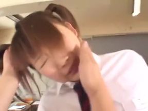 Japanese Cuties From School Uniforms to Kneeling Patron, Blow Bang!