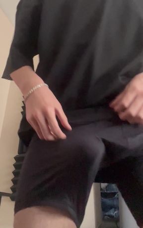 Big-dicked teen takes on tight ass