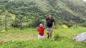 I Take My Rich Pregnant Honeymoon Girlfriend to a Campsite and End up Shoving My Rich, Huge Cock up Her Narrow Ass.