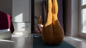 Yoga And Pov porn Screwing Dildo - Creampie
