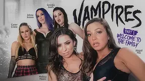 Carter Cruise Melissa Moore Abigail Mac Jelena Jensen Georgia Jones in VAMPIRES: 1: Welcome To The Family - GirlsWay