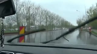 Fucking my SELF while driving ...Public city