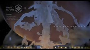 Hombre Gigante llena de leche la ciudad