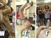 DANCING BEAR - The Bridge To Be And Her Slutty Friends At CFNM Blowbang