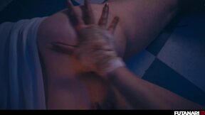 Pyramid Head Futanari Gay Anal with massive cock action