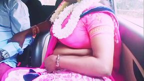 Car sex indian romance. Beautiful south house wife cheating and try to fucking with boyfriend in the car. Telugu dirty talks.