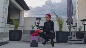 Spit Covered Teddy Humiliation – Smell The Garbage, Loser
