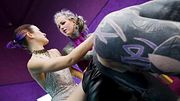 Covered in Ink, Owned by Two – Intense Double Pegging Tag-Team