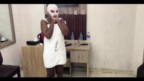 Sexy Ebony Fucked the Hotel Room Service  Pussy Farting, Anal Rimming, Butt Plug, Screaming, Moaning, Hardcore Fuck, Africans