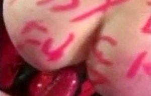 Sissy is fucked intense by a shemale and made her slut