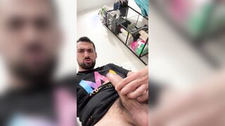 Solo Man Masturbates Off Until Hefty Jizz Load