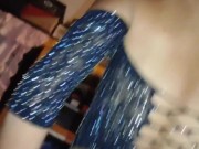 Le enseñe mi traje nuevoy terminamos cogiendo