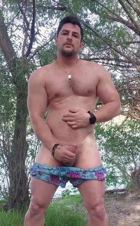 I Came on the Cameraman. I Ask a Friend to Film Me and I Had a Big Load Over Him... I Had to Stop a Little Masturbating