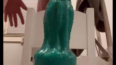 Anal play with Mr. hanky’s toys