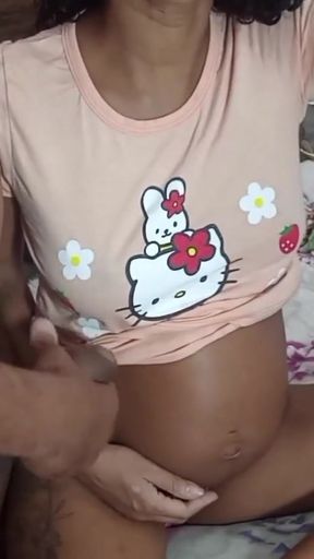 Defloration of a pregnant entrance by your stepdad   Clip 1