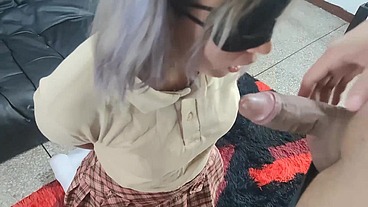 Engañando a Mi Primita Inocente Con Un Experimento Social y La Termino Follando Se Corre a Chorros