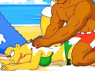 Married Housewife Likes Sucking and Banging Large Ebony Rods. Toon Parody. The Simpsons parody. Superlatively good Compilation Floozy Wife