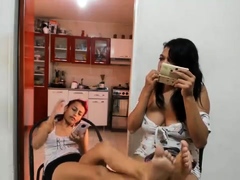 Latin teen amateur jerks