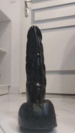 Emotional moment from "Large dildo 60cm huge dildo 10cm diameter"