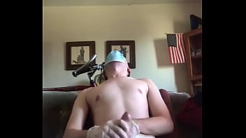 Solo Stud Wearing Mask and Jockstrap