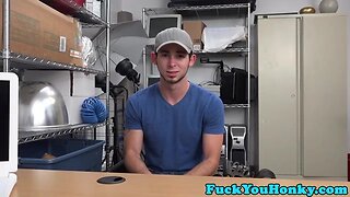 Barebacked casting straighty takes bbc in butt
