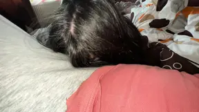 Busty BBW takes a deepthroat face fuck
