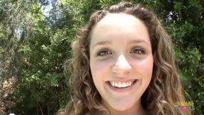 Men go crazy when this brunette milf starts flashing her