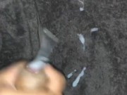 Indian boy fucks himself with pink vibrator in hotel HOTT cumshot