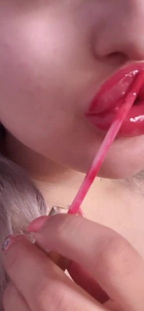 Red Lipstick Gloss Is Captivating