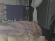Strong TOE CURLING ORGASM before bedtime
