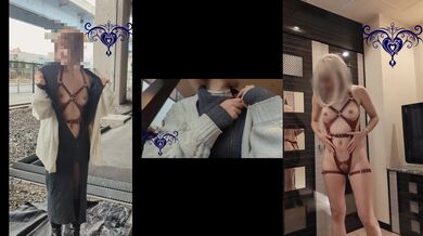 I had a date for a day with my sexy harness on!