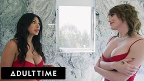 Sexy T-girl Izzy Wilde Challenges Her Gf Cami Strella To Sex Battle To Settle Argument!