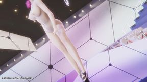 Mmd Mamamoo - Starry Night Evelynn Sexy Naked Dance League of Legends Hentai Uncensored 4K 60fps