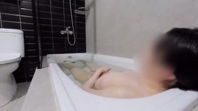 久しぶりのバスタブでのお風呂