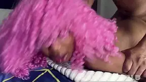 Giant-Cocked Black Stud Rails Curvy Submissive Girl's Booty and Makes Her