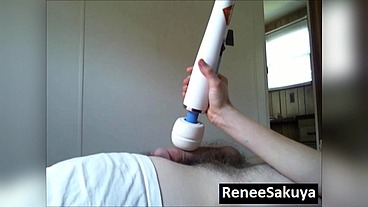 I wont have sex with you today, cum to my hitachi!