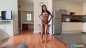 JohnTronX- Thai Lesbian Tries Dick With Free Pass