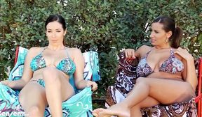 Jelena Jensen & Sensual Jane Pooltime Lesbian