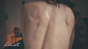 Sexy Oiled Pillow Ride. Pee and Wet Hump