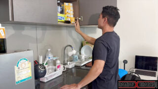 Inked Asian hunk Damian Dragon gets his ass fucked after intense licking