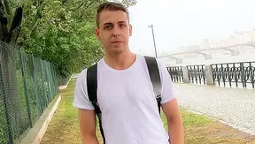 Young Stud Gags on Massive Load After Deep-Throating creampie – XXX Gay