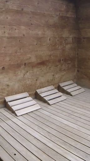 Dick flash - I pull out my cock in front of a teen girl in the public sauna and she helps me cum - Risk of getting&hellip;   Clip 2