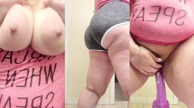 Oil up big bouncing tits and Thick ass Puerto Rican milf with pretty phat pussy