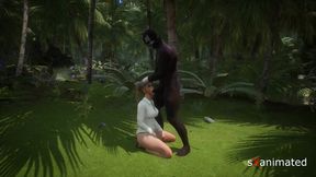Hot blonde fucks her guide on her vacation PART 1