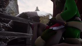 santa s elves got a demon girl
