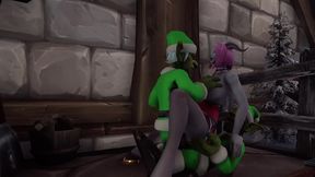 santa s elves got a demon girl