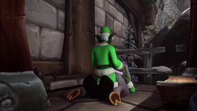 santa s elves got a demon girl