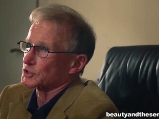 Old Citizen Retires in Hawt Golden-haired