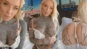 Sex Kitten - Tattooed Alt-Chick Solo Striptease - SexLikeReal